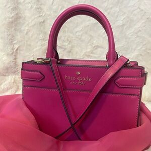 Kate Spade Bright Pink Leather Bag